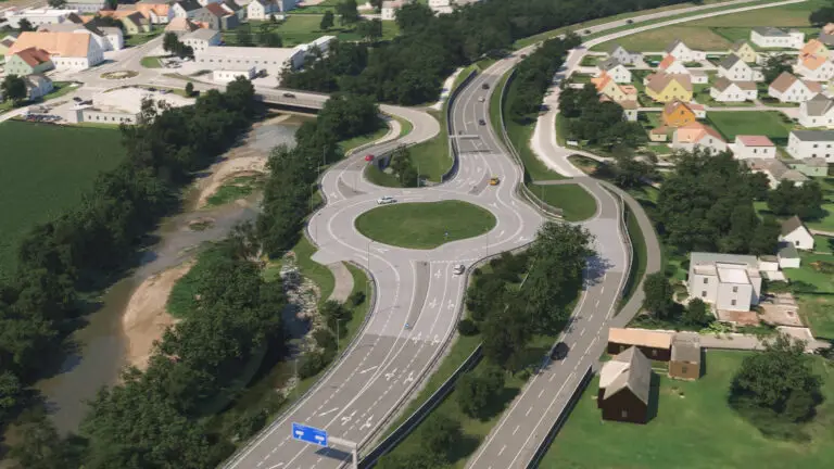 LAND STEIERMARK - Fotorealistische 3D Visualisierung - B70 Mooskirchen Krottendorf